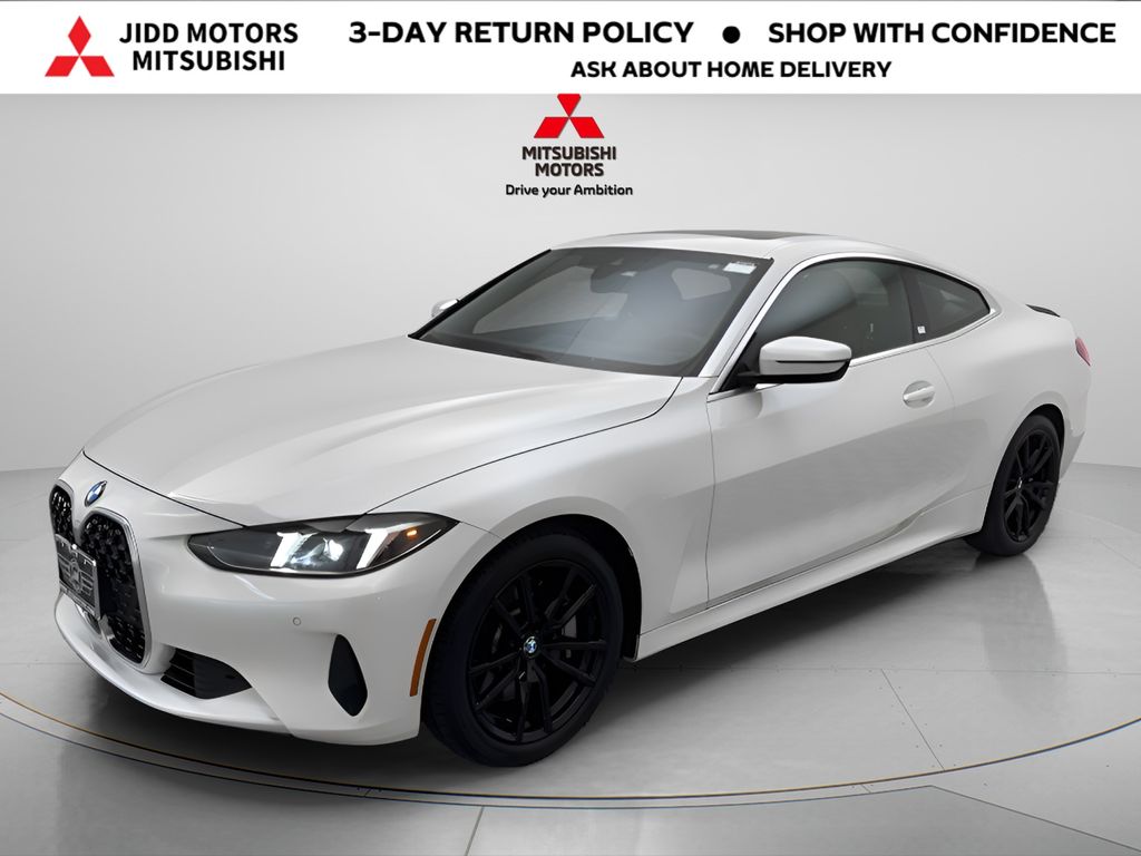 White Metallic 2026 BMW 4 Series Coupe All-Wheel Drive 8-Speed Automatic