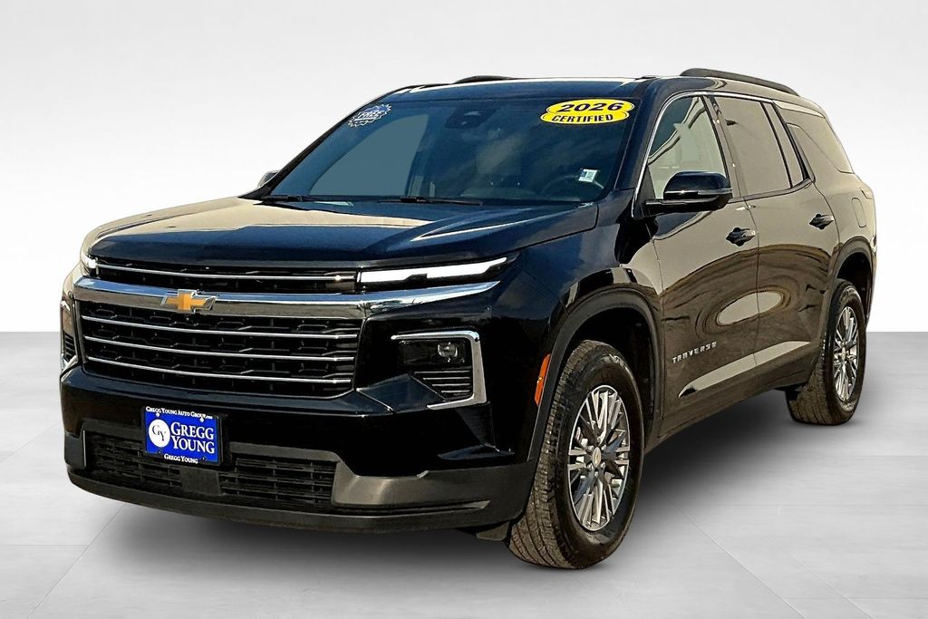Mosaic Black Metallic 2026 Chevrolet Traverse SUV / Crossover Four-Wheel Drive 8-Speed Automatic