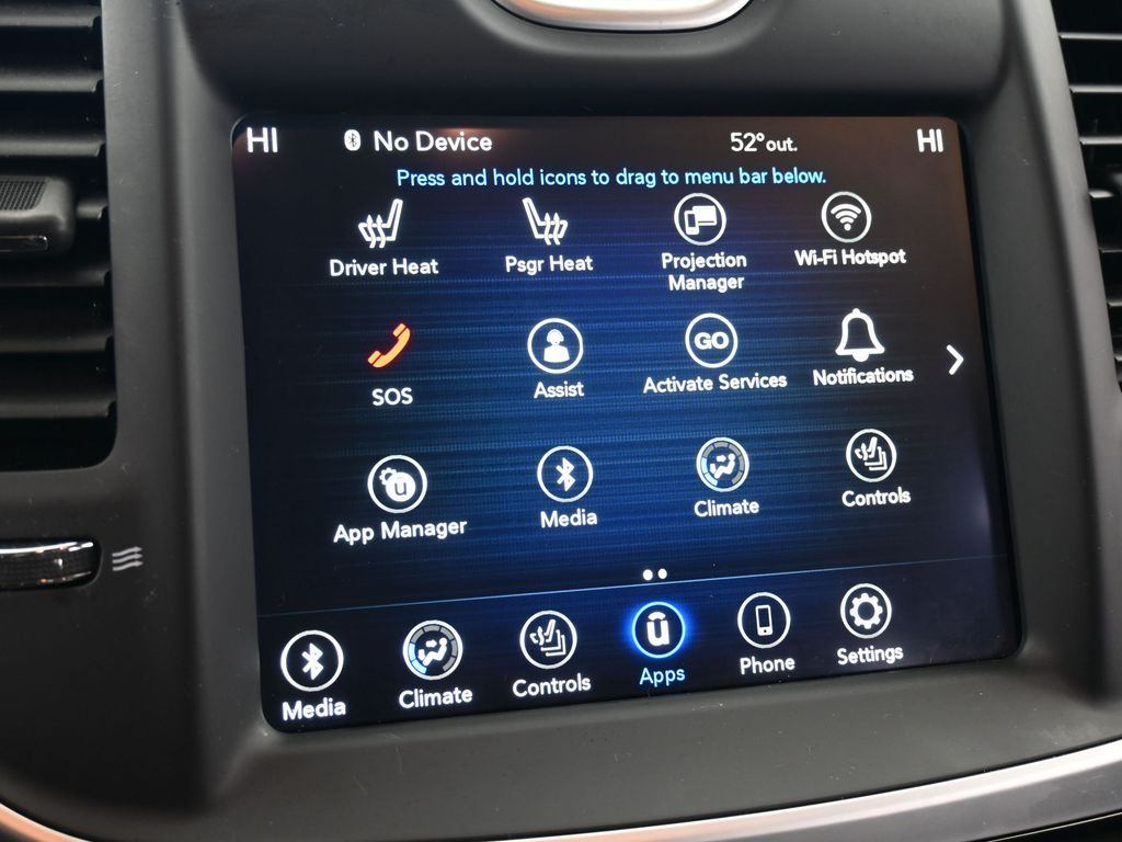 Used 2023 Bright White Clearcoat Chrysler Touring image 17