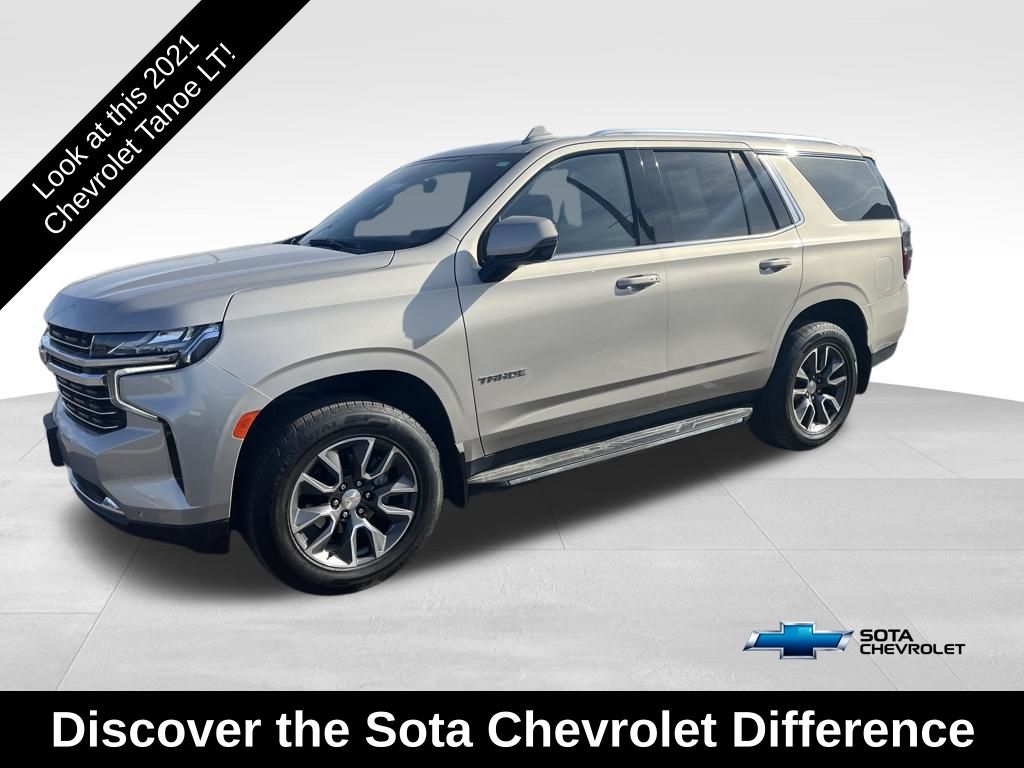 Brown (Empire Beige Metallic) 2021 Chevrolet Tahoe LT 4WD SUV / Crossover Four-Wheel Drive