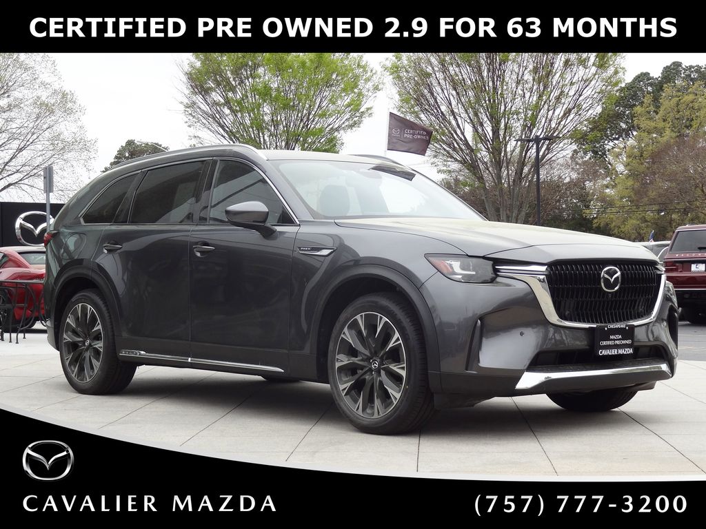 Machine Gray Metallic 2024 Mazda CX-90 PHEV Premium Plus AWD SUV / Crossover All-Wheel Drive Automatic