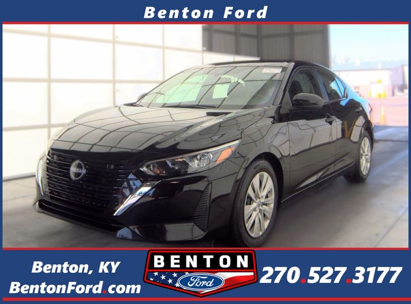 Super Black 2025 Nissan Sentra Sedan Front-Wheel Drive Continuously Variable Transmission