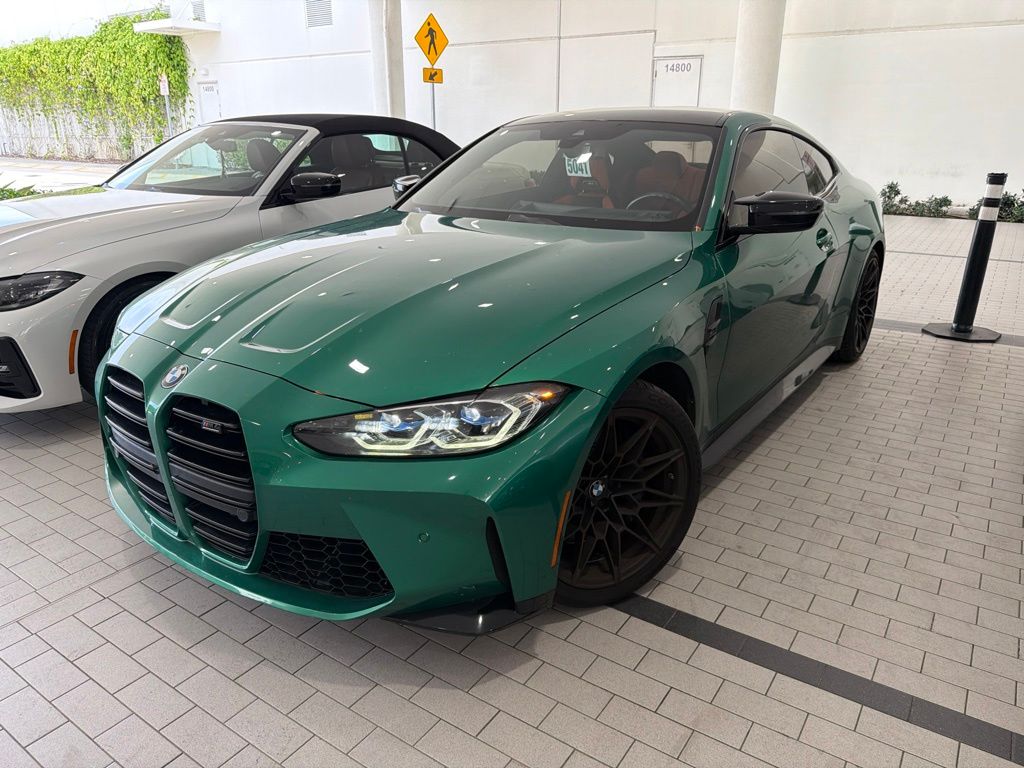 Isle of Man Green Metallic 2024 BMW M4 Coupe Rear-Wheel Drive 8-Speed Automatic