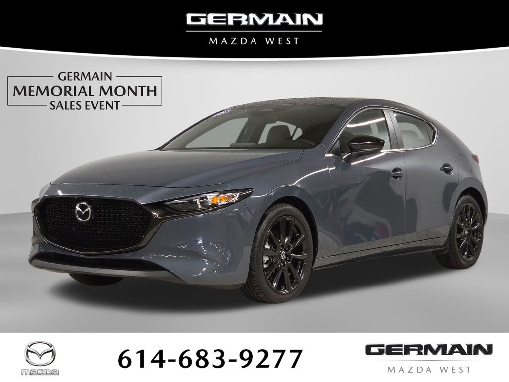 Polymetal Gray Metallic 2025 Mazda MAZDA3 2.5 S Carbon Edition Hatchback AWD Hatchback All-Wheel Drive 6-Speed Automatic