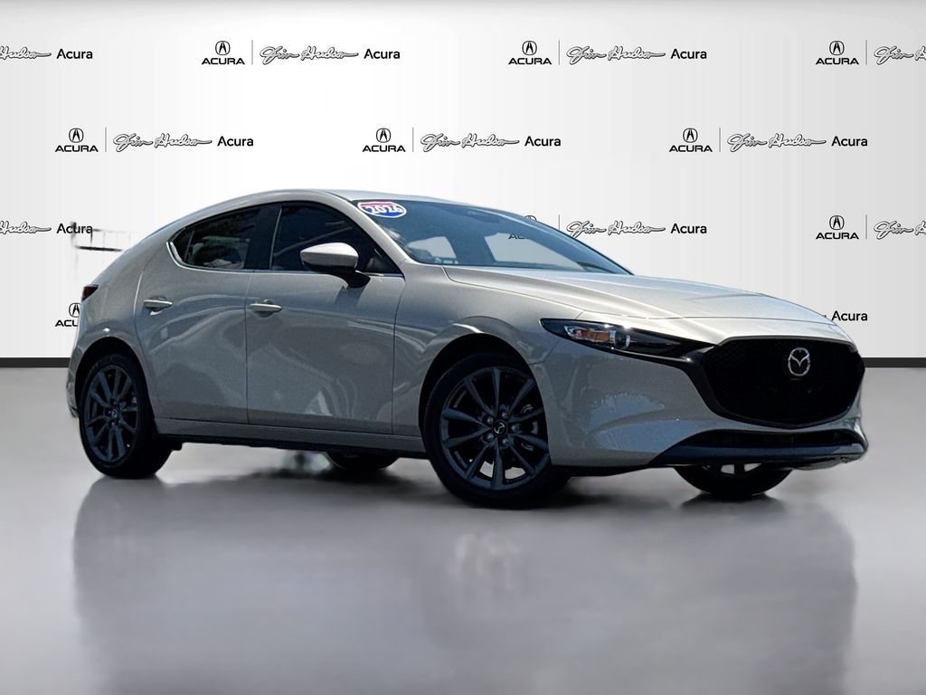 Gray (Platinum Quartz Metallic) 2026 Mazda MAZDA3 Hatchback Front-Wheel Drive 6-Speed Automatic