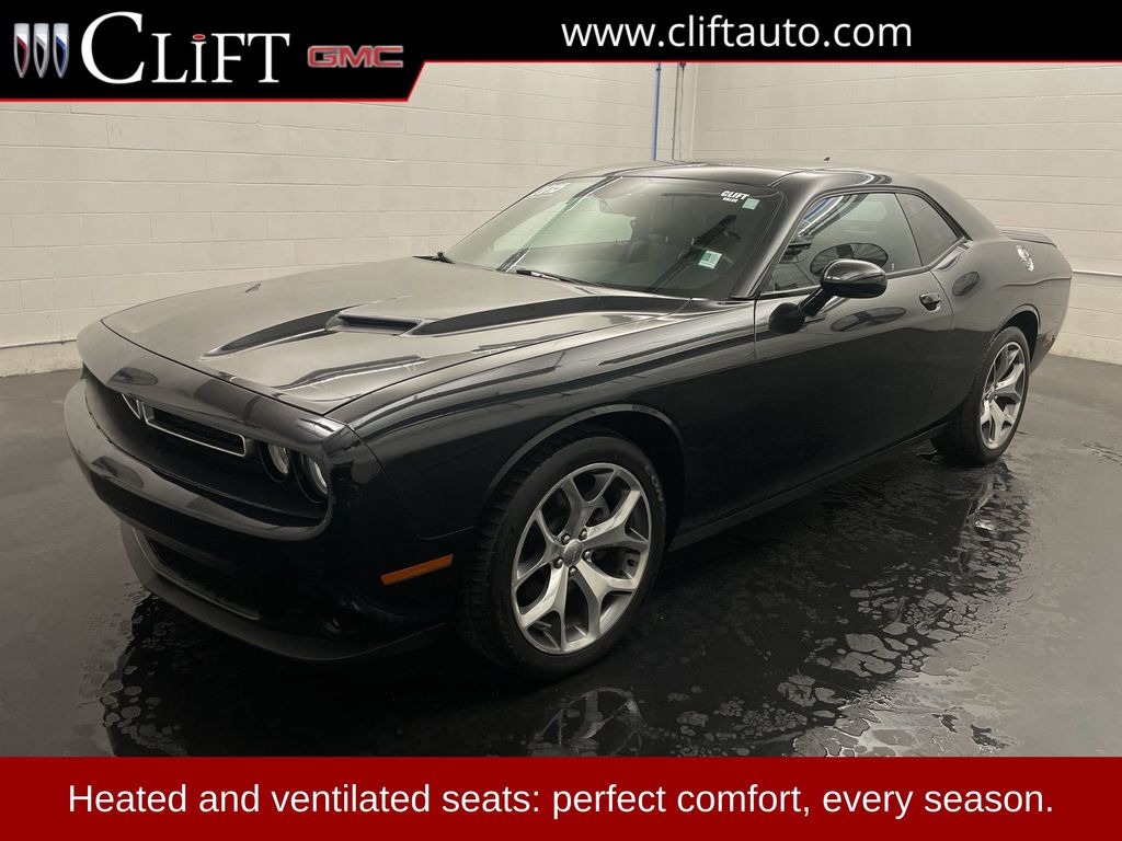 Phantom Black Tri-Coat Pearl 2015 Dodge Challenger SXT Plus RWD Coupe Rear-Wheel Drive 8-Speed Automatic