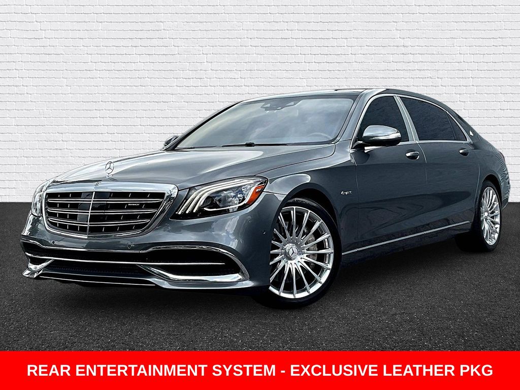 Blue 2018 Mercedes-Benz S-Class Sedan All-Wheel Drive 9-Speed Automatic