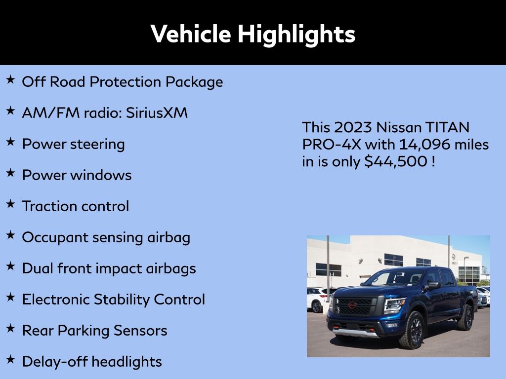 2023 Nissan Titan PRO-4X 2