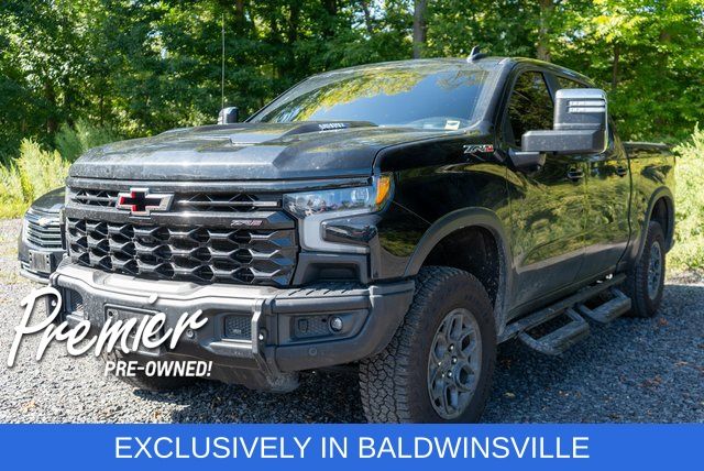 Black 2024 Chevrolet Silverado 1500 Pickup Truck Four-Wheel Drive Automatic