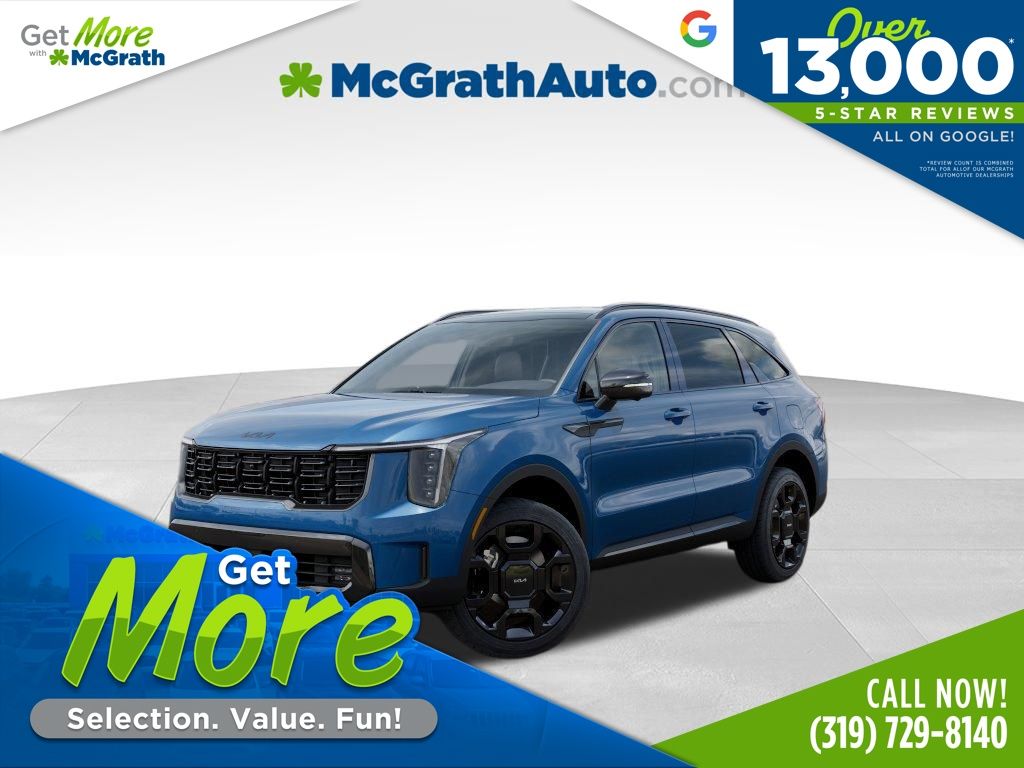 Mineral Blue 2026 Kia Sorento Hybrid SUV / Crossover All-Wheel Drive 6-Speed Automatic