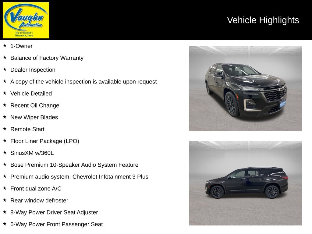 2023 Chevrolet Traverse RS photo