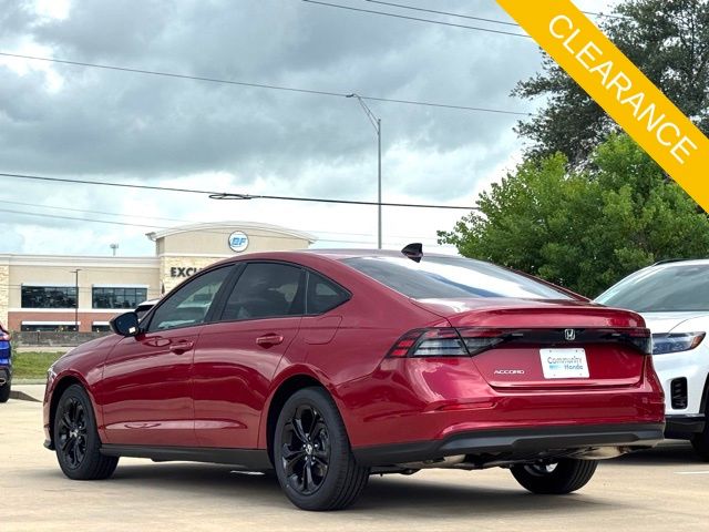 2025 Honda Accord SE Red at Community Honda