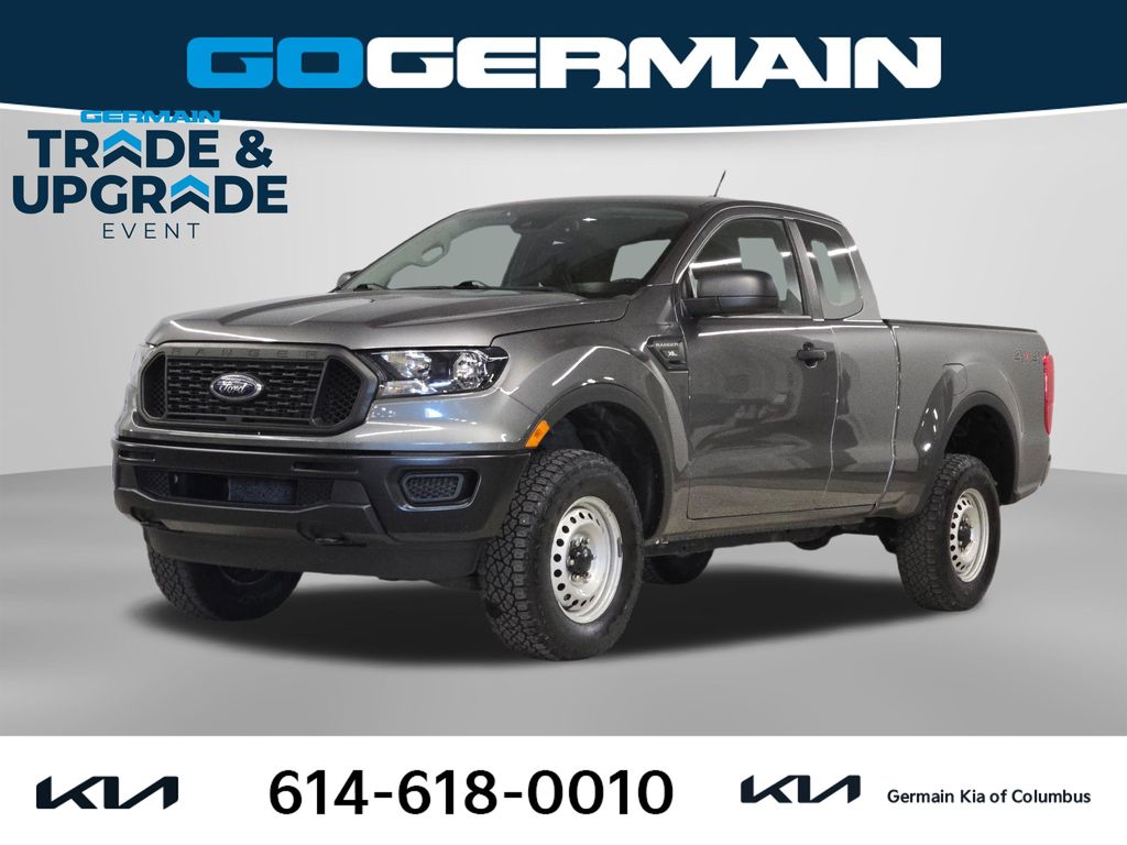 Carbonized Gray Metallic 2021 Ford Ranger XL SuperCab 4WD Pickup Truck Four-Wheel Drive Automatic