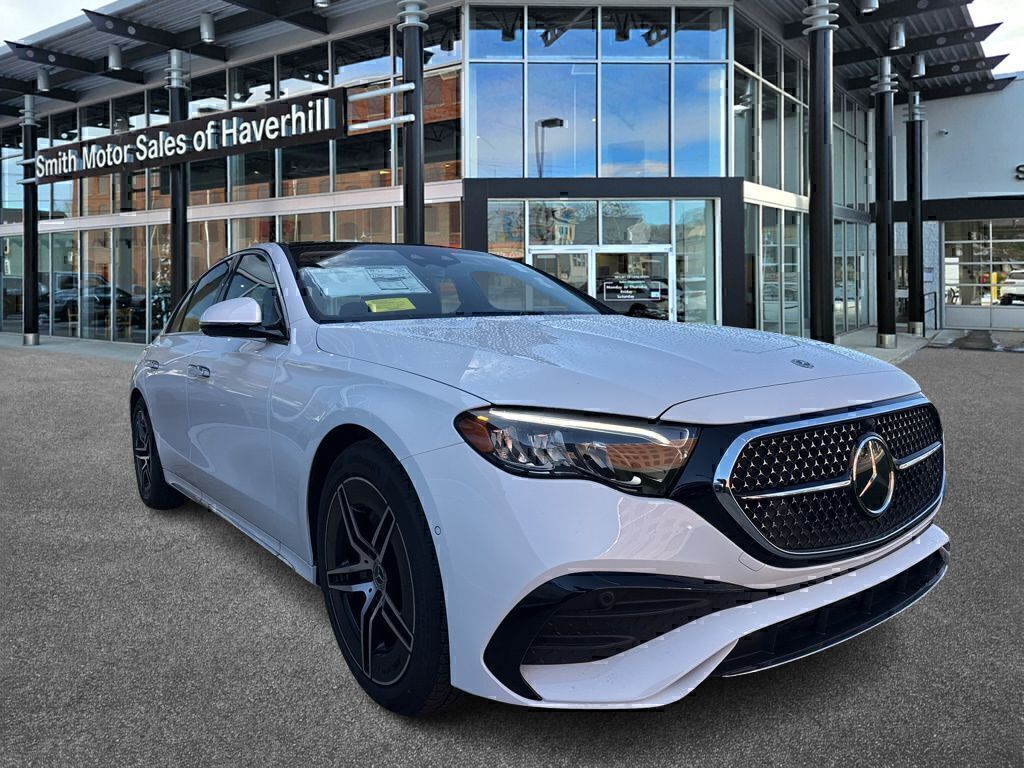 Polar White 2026 Mercedes-Benz E-Class E 350 4MATIC Sedan All-Wheel Drive 9-Speed Automatic