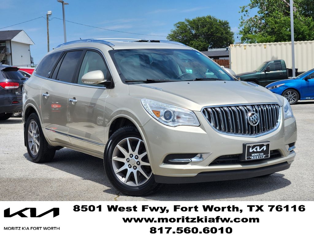 Champagne Silver Metallic 2015 Buick Enclave SUV / Crossover All-Wheel Drive 6-Speed Automatic Overdrive
