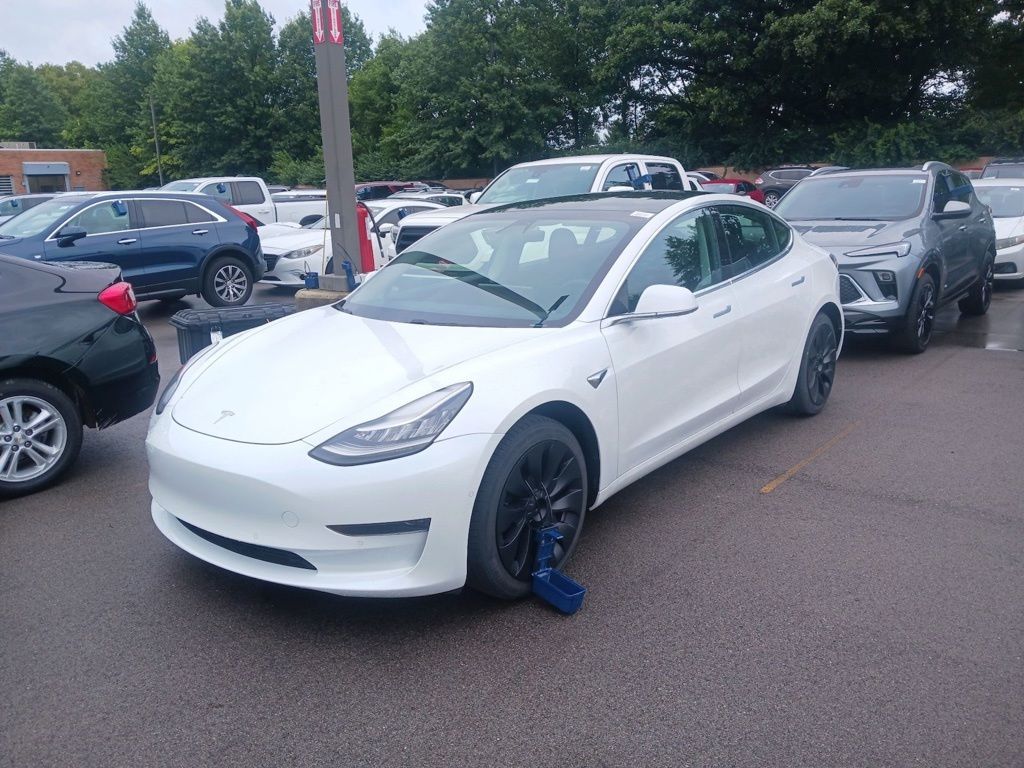 Pearl White Multi-Coat 2020 Tesla Model 3 Sedan All-Wheel Drive 1-Speed Automatic