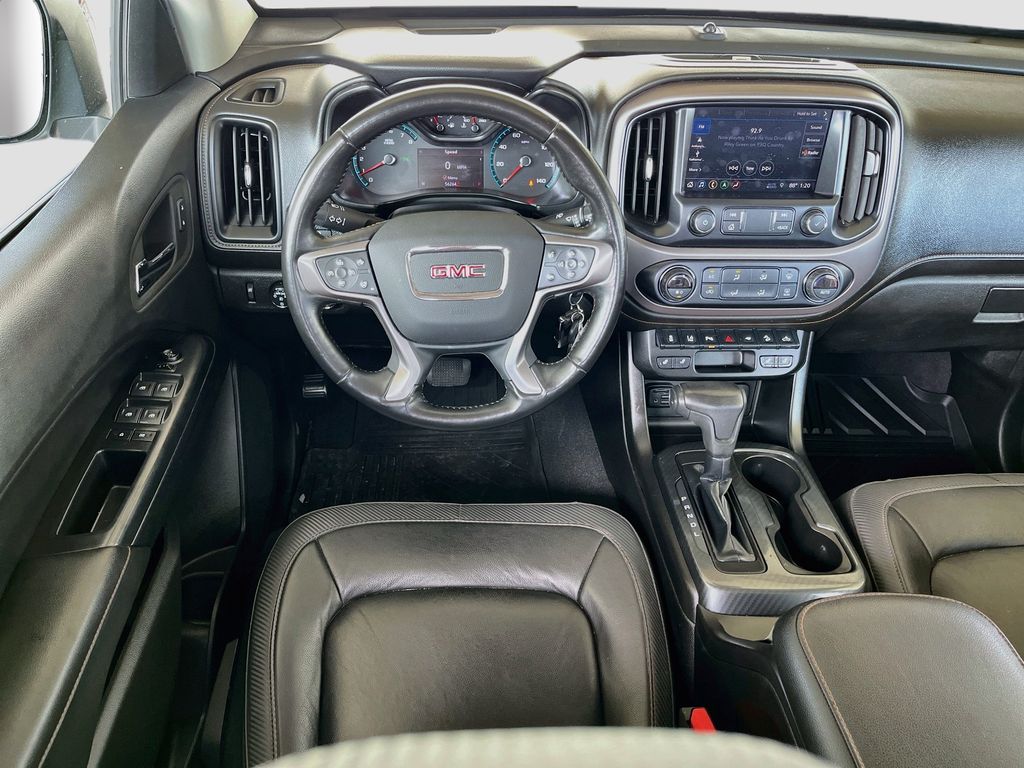 2021 GMC Canyon AT4 w/Leather White at AutoSavvy Houston Northwest