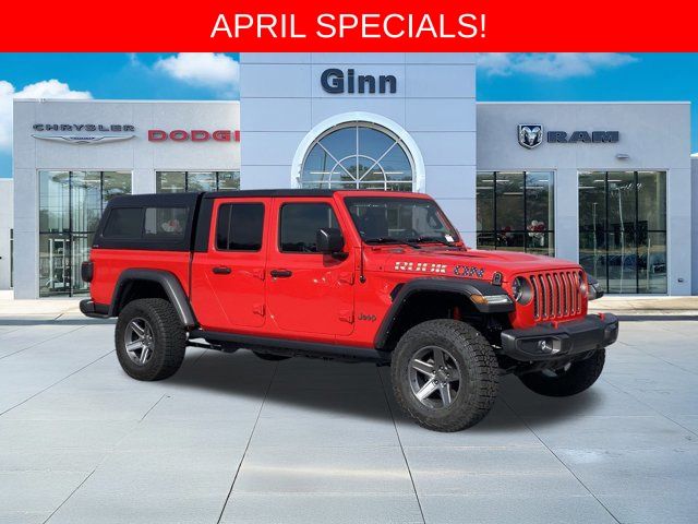 Firecracker Red Clearcoat 2023 Jeep Gladiator Rubicon Crew Cab 4WD Pickup Truck Four-Wheel Drive 8-Speed Automatic