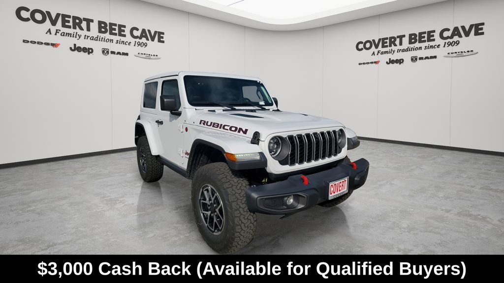 Bright White Clearcoat 2026 Jeep Wrangler Rubicon 2-Door 4WD SUV / Crossover Four-Wheel Drive 8-Speed Automatic