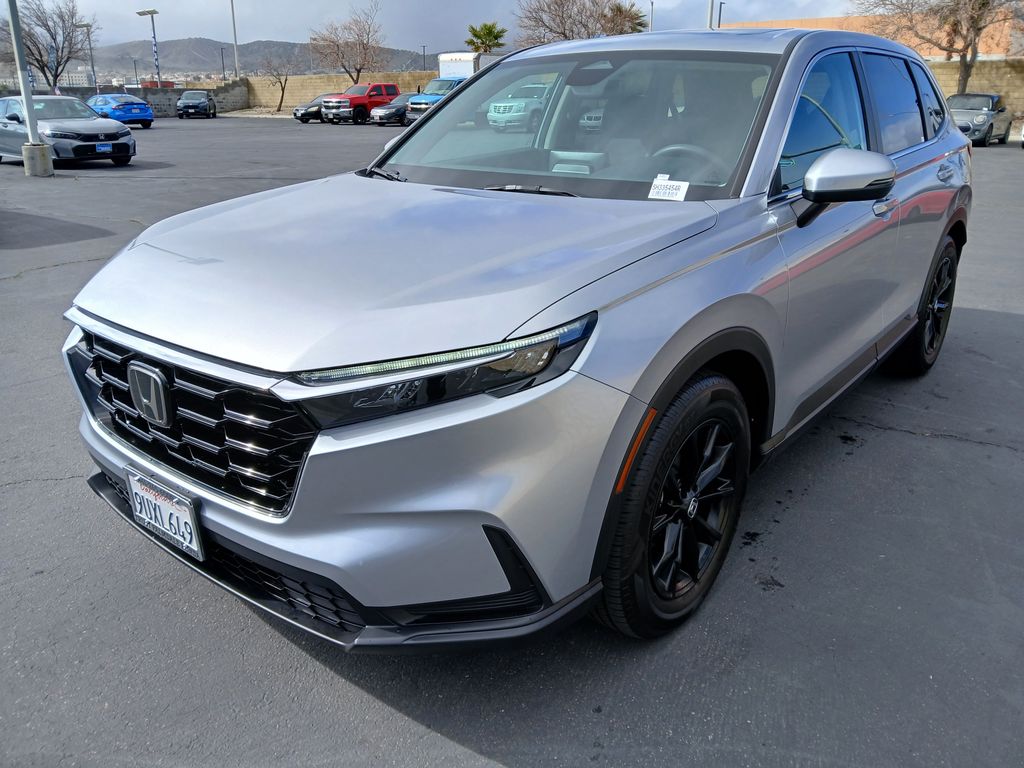 Solar Silver Metallic 2025 Honda CR-V EX FWD SUV / Crossover Front-Wheel Drive Continuously Variable Transmission