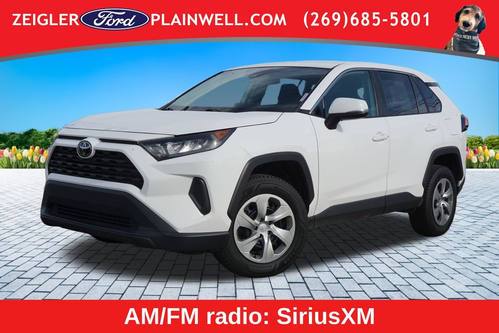 White 2022 Toyota RAV4 SUV / Crossover All-Wheel Drive 8-Speed Automatic