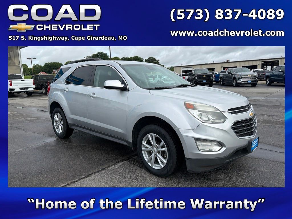Silver Ice Metallic 2017 Chevrolet Equinox SUV / Crossover Front-Wheel Drive 6-Speed Automatic Overdrive