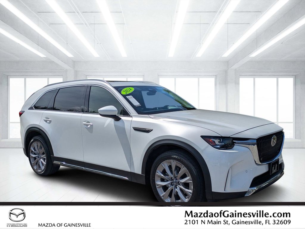 White 2024 Mazda CX-90 3.3 Turbo Premium AWD SUV / Crossover All-Wheel Drive 8-Speed Automatic