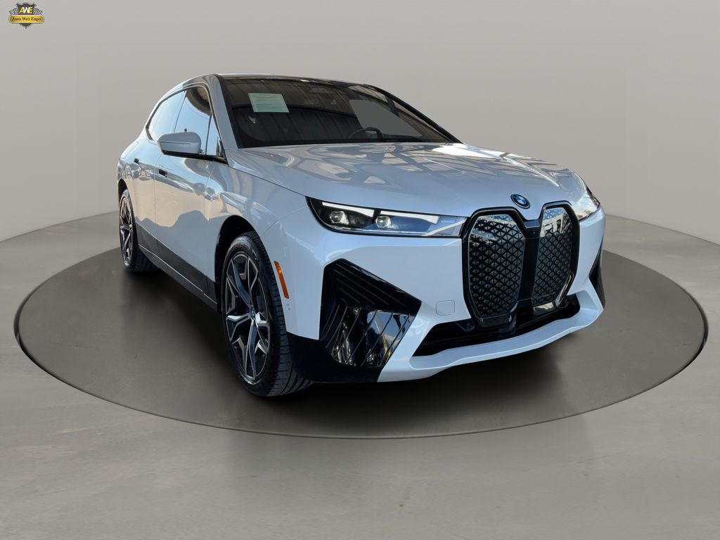 Mineral White Metallic 2025 BMW iX xDrive50 AWD SUV / Crossover All-Wheel Drive Automatic