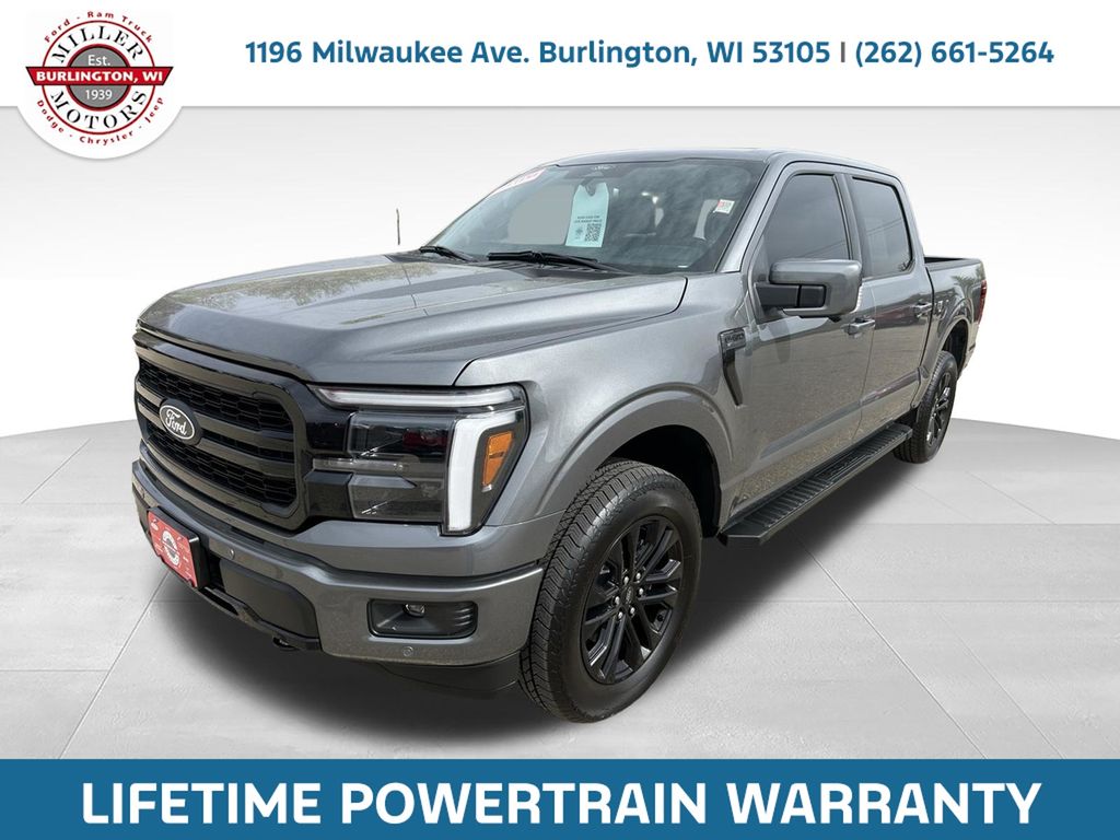 Gray 2025 Ford F-150 Pickup Truck Four-Wheel Drive Automatic