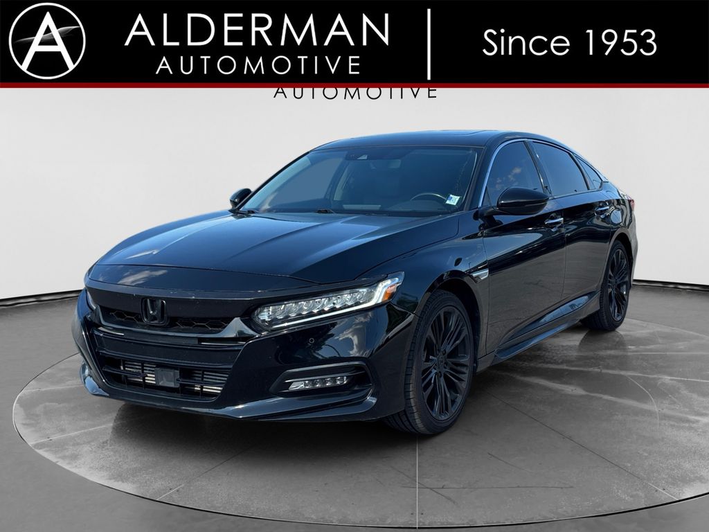 Crystal Black Pearl 2018 Honda Accord Sedan Front-Wheel Drive Automatic