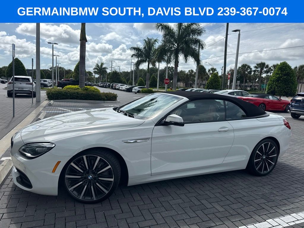Used 2018 White BMW 650i image 2
