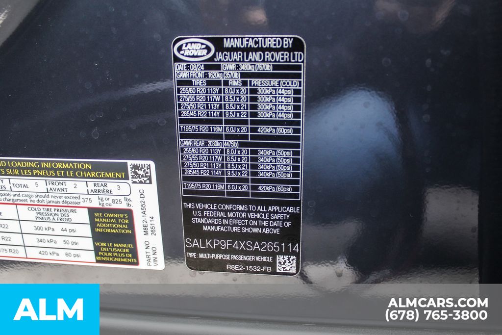 Used 2025 Gray Land Rover SE image 42
