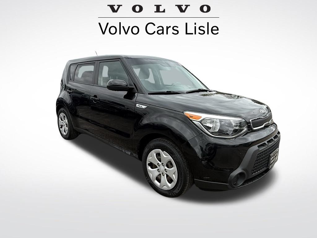 Shadow Black 2015 Kia Soul Wagon Front-Wheel Drive 6-Speed Manual