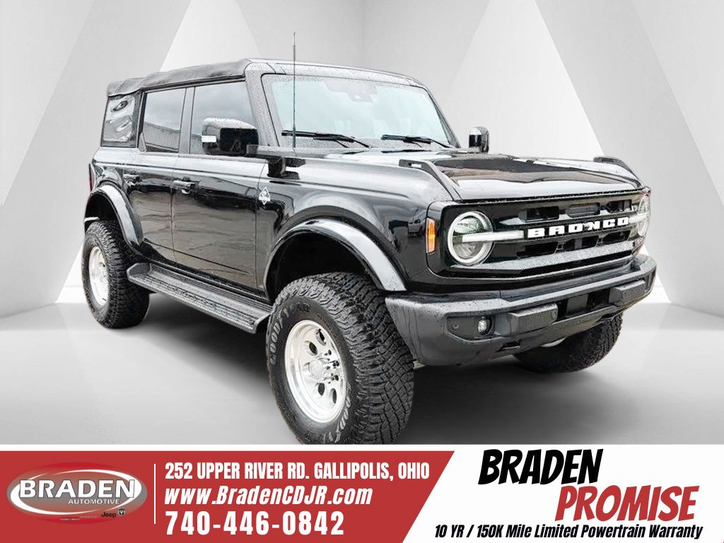 Shadow Black 2025 Ford Bronco Outer Banks 4-Door 4WD SUV / Crossover Four-Wheel Drive Automatic