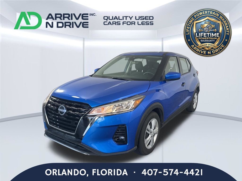 Electric Blue Metallic 2025 Nissan Kicks Play SUV / Crossover Front-Wheel Drive Continuously Variable Transmission