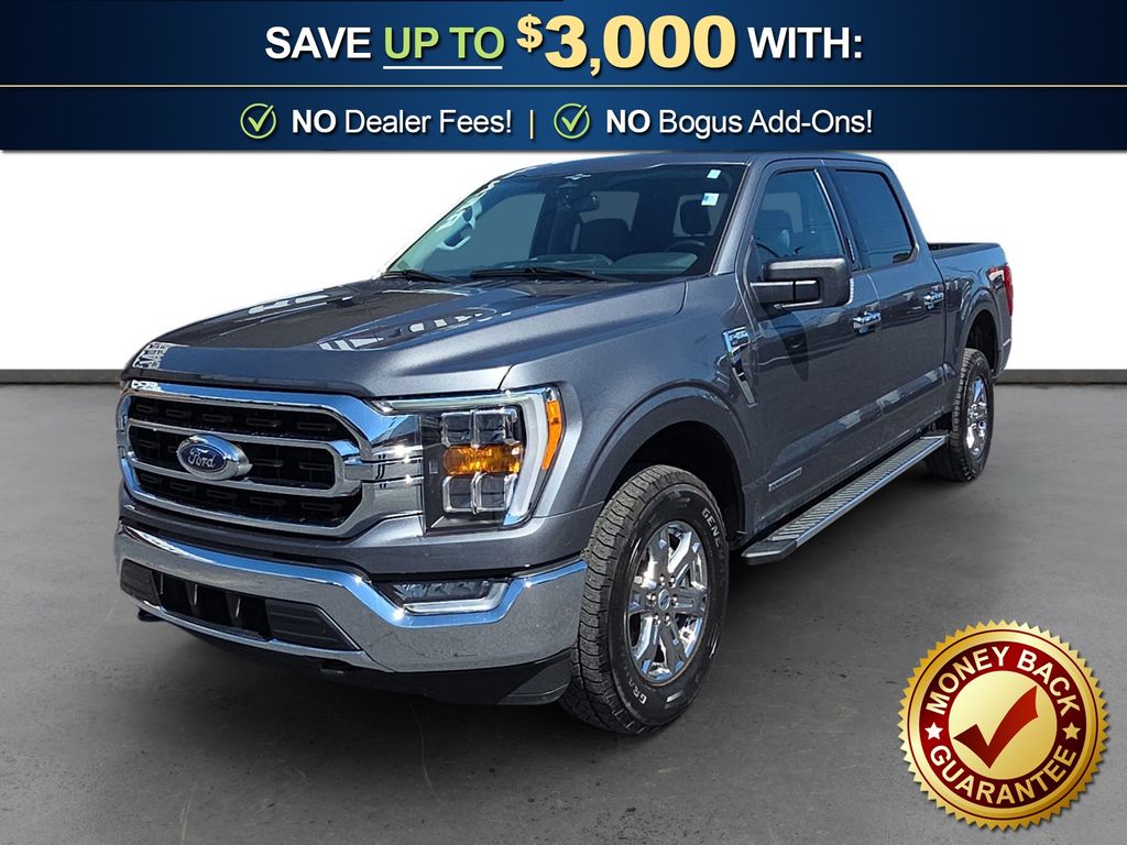Carbonized Gray Metallic 2023 Ford F-150 XLT SuperCrew 4WD Pickup Truck Four-Wheel Drive Automatic