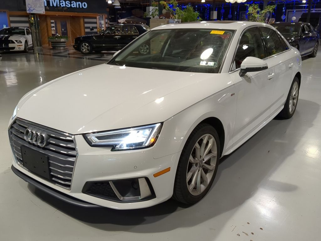 White 2019 Audi A4 Sedan All-Wheel Drive 7-Speed Automatic