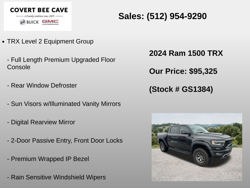 Used Car 2024 Ram 1500  Trx For Sale Under $100,000 In Austin, Texas