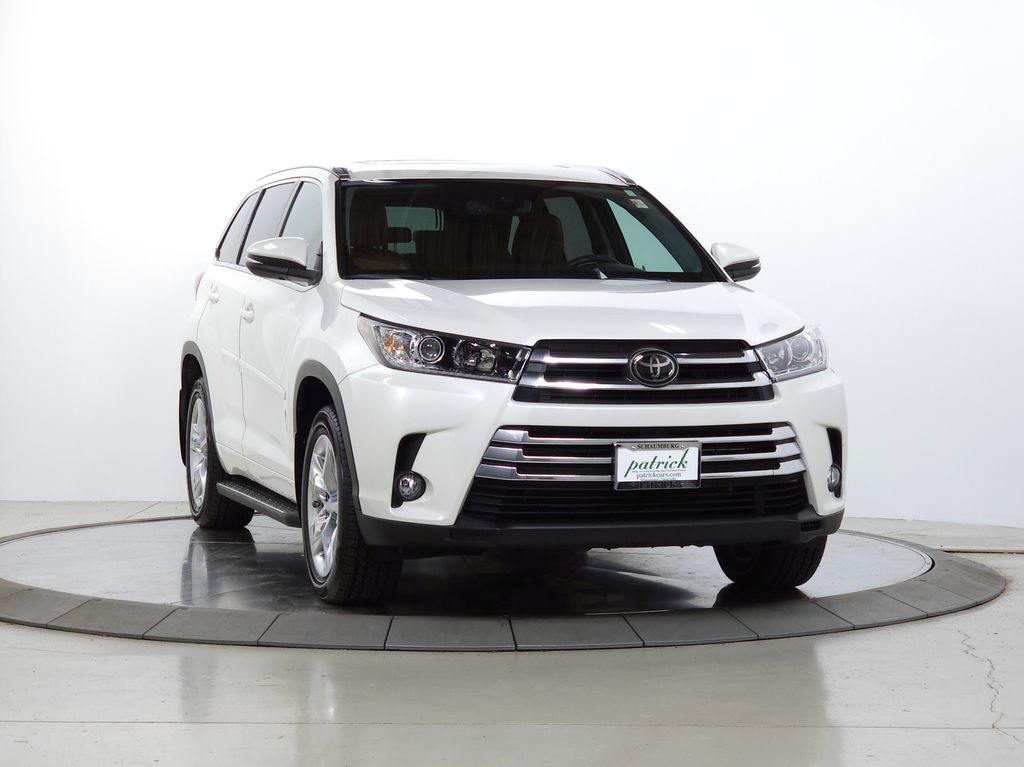 White (Blizzard Pearl) 2018 Toyota Highlander Limited AWD SUV / Crossover All-Wheel Drive 8-Speed Automatic