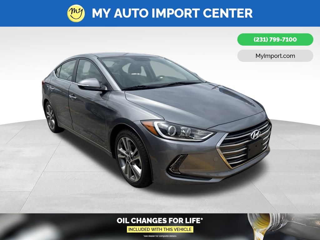 Galactic Gray 2017 Hyundai Elantra Sedan Front-Wheel Drive 6-Speed Automatic