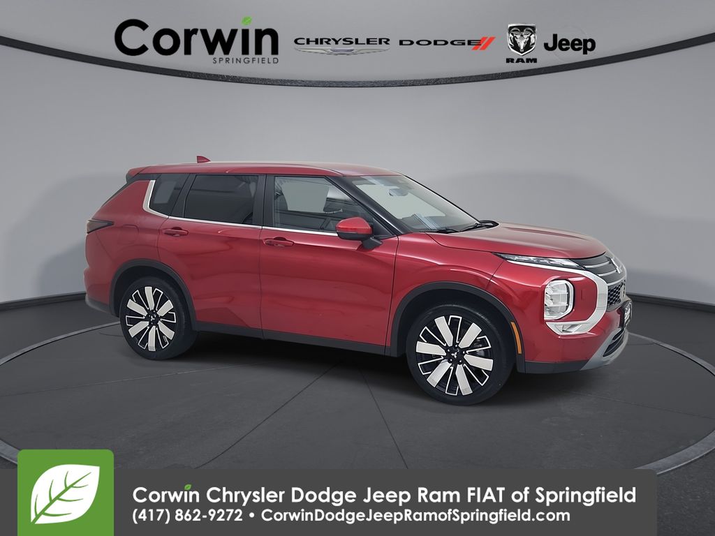 Red Diamond 2025 Mitsubishi Outlander SUV / Crossover Front-Wheel Drive Continuously Variable Transmission