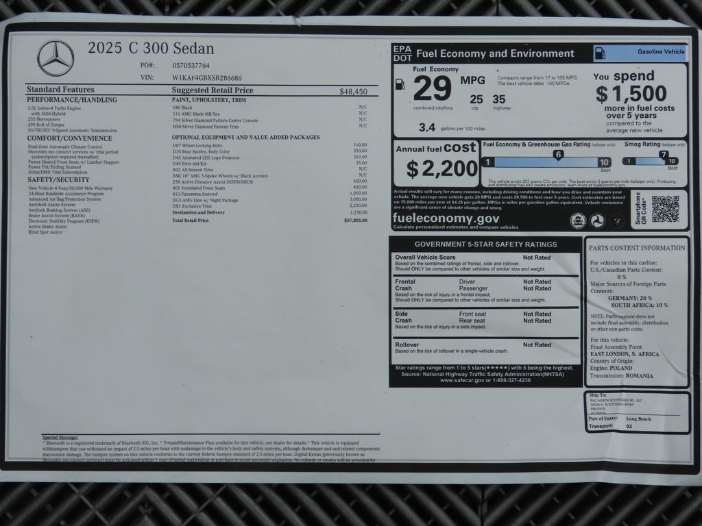 Thumbnail: 2025 Mercedes-Benz C-Class - 9