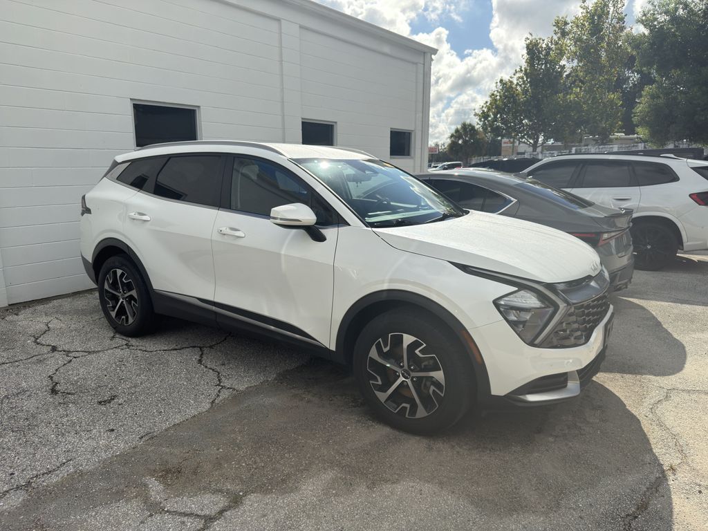 Snow White Pearl 2023 Kia Sportage Hybrid SUV / Crossover All-Wheel Drive 6-Speed Automatic