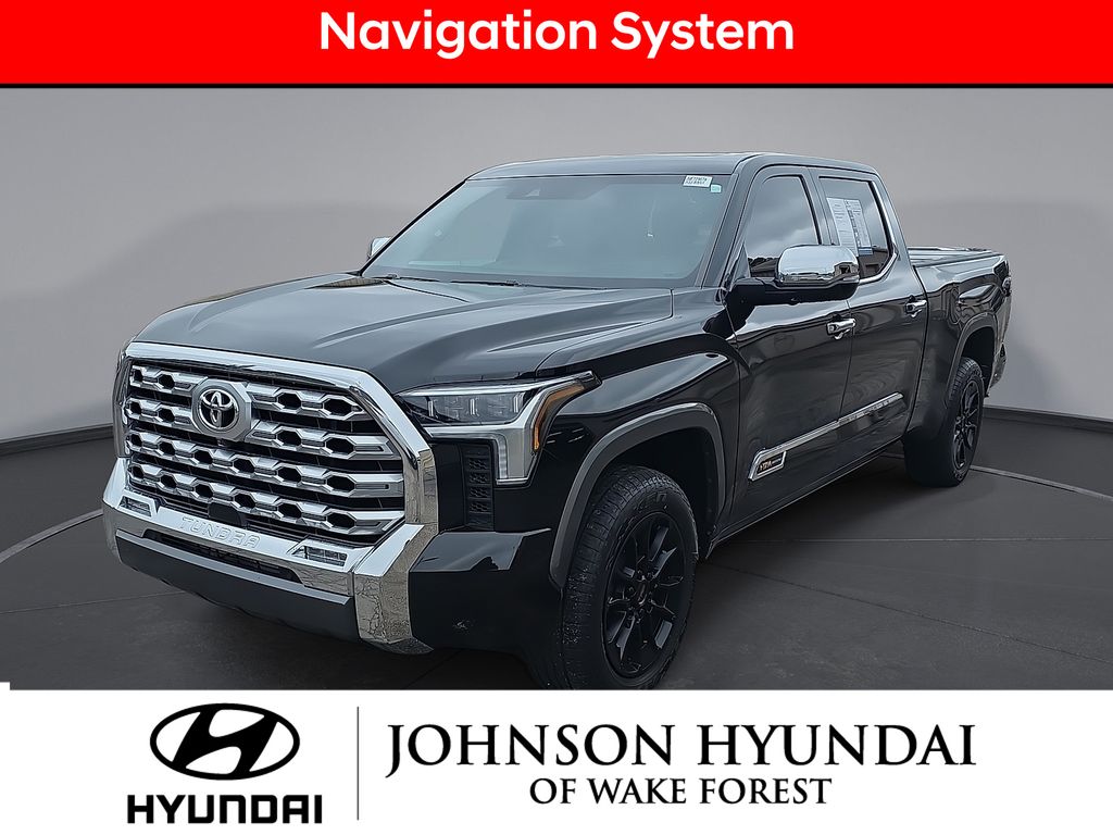 Midnight Black Metallic 2024 Toyota Tundra Pickup Truck Four-Wheel Drive Automatic