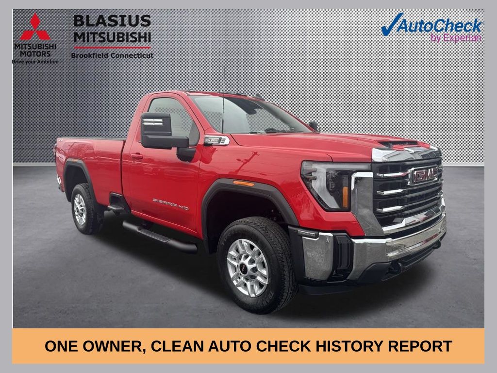 Cardinal Red 2024 GMC Sierra 2500HD SLE Regular Cab LB 4WD Pickup Truck Four-Wheel Drive Automatic