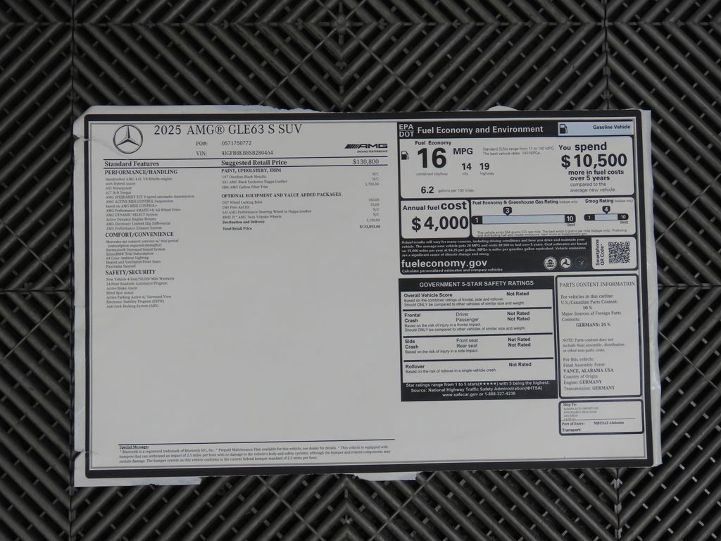 2025 Mercedes-Benz GLE 63 AMG 9
