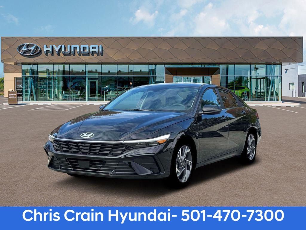 Abyss Black 2026 Hyundai Elantra Sedan Front-Wheel Drive Continuously Variable Transmission