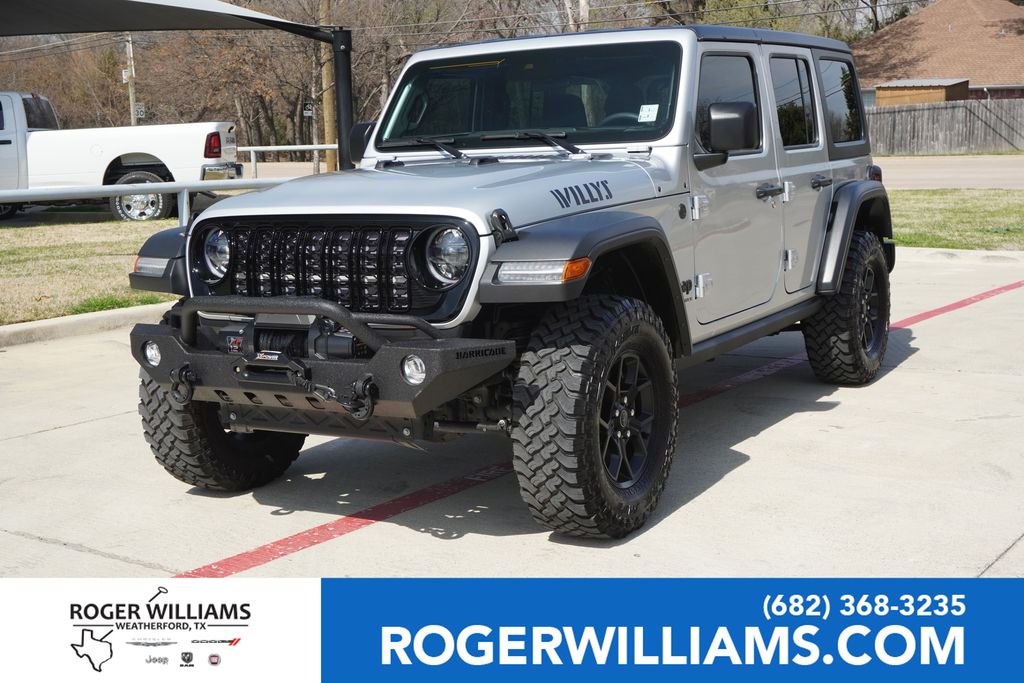 Used Car 2024 Jeep Wrangler  Willys For Sale Under $50,000 In Weatherford, Texas