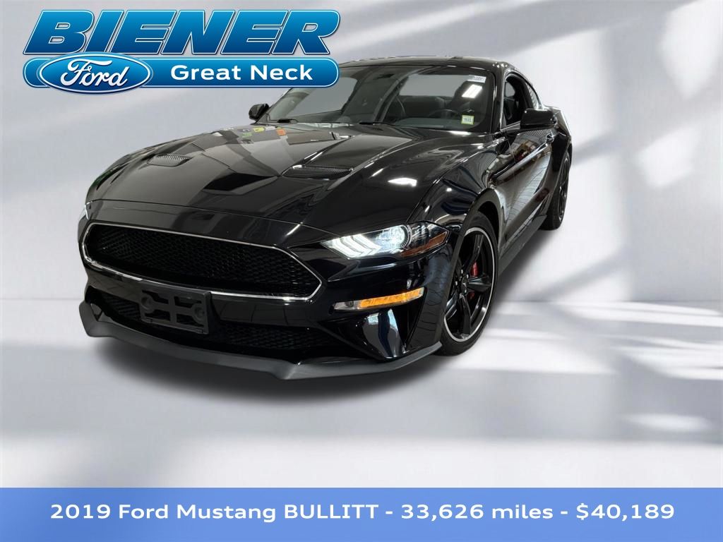 Shadow Black 2019 Ford Mustang Coupe Rear-Wheel Drive 6-Speed Manual