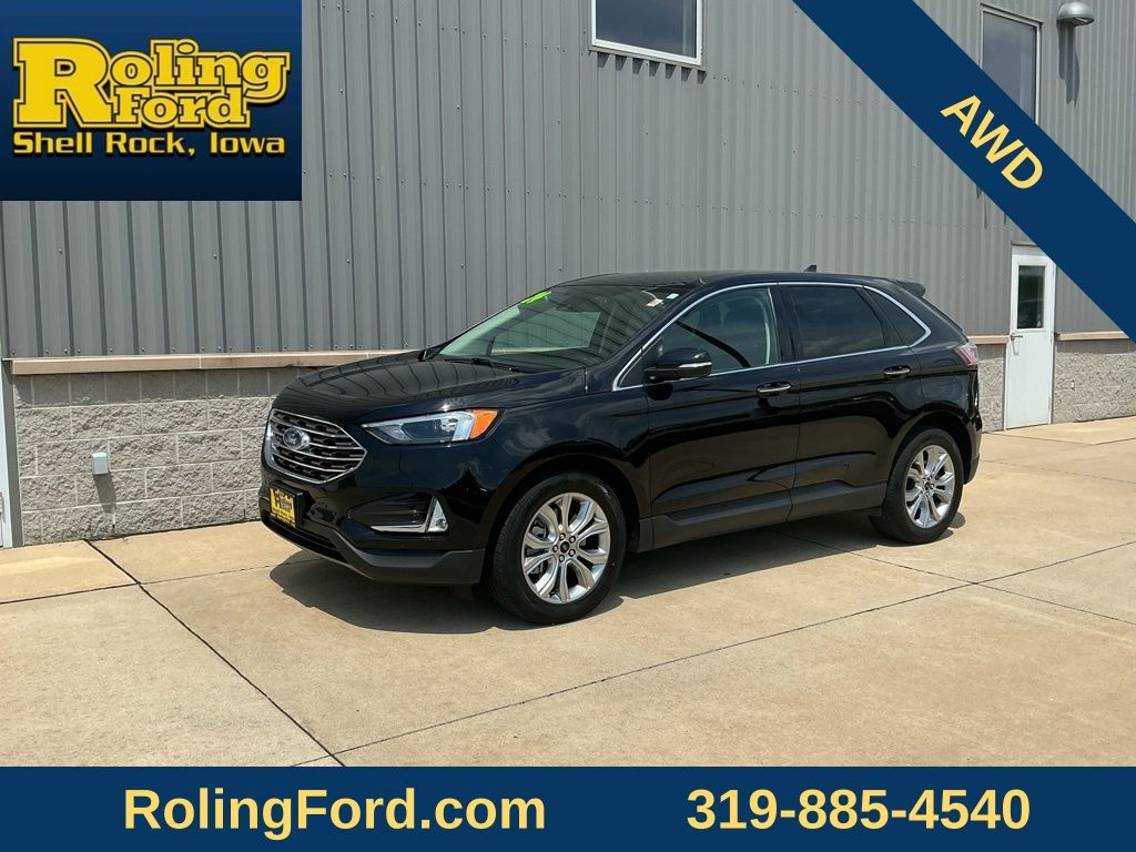 Agate Black Metallic 2024 Ford Edge SUV / Crossover All-Wheel Drive 8-Speed Automatic
